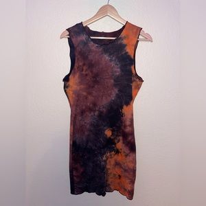 Tie-Dye SHEIN dress bodycon